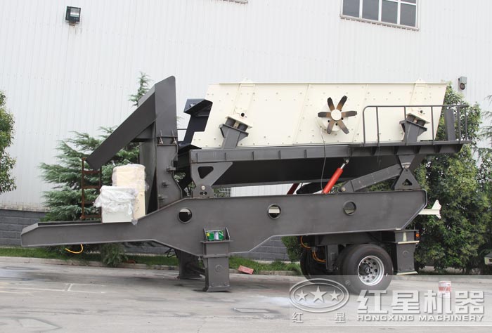 振動篩沙機還是可移動的好，流動作業(yè)隨時轉場