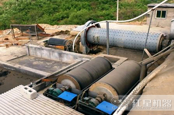 磁選生產(chǎn)線實拍 磁選生產(chǎn)線實拍