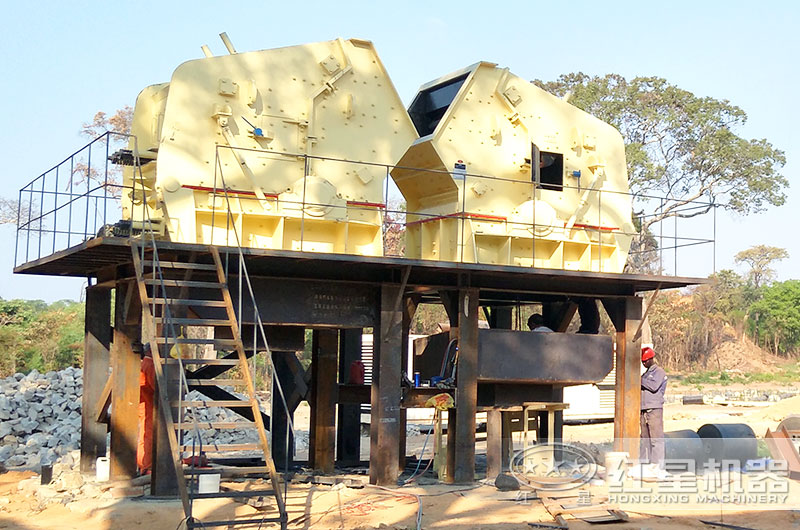 反擊式石子粉碎機