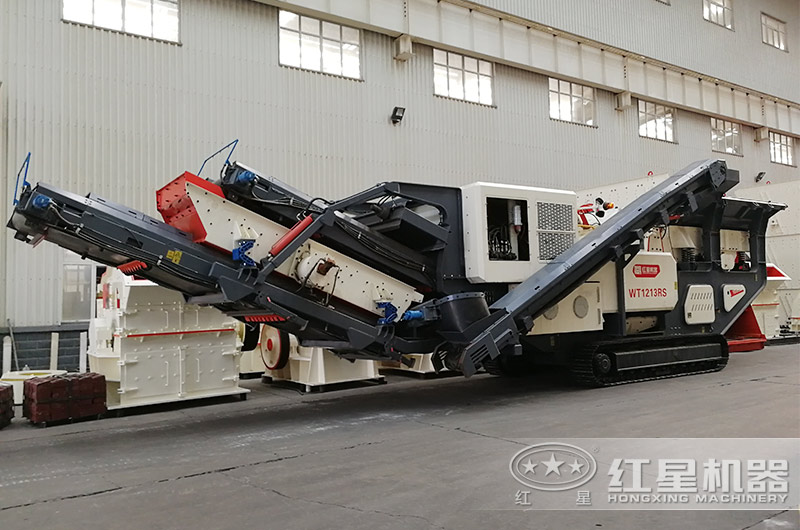 花崗巖石制砂、場地有限怎么辦？這臺移動制沙機(jī)幫你搞定