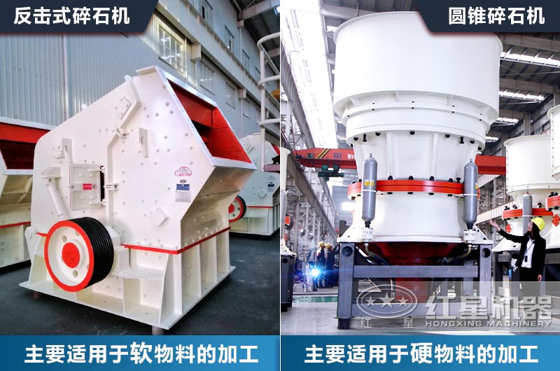 中細(xì)碎破碎設(shè)備該如何選？以常見的圓錐破和反擊破對比來為您分析