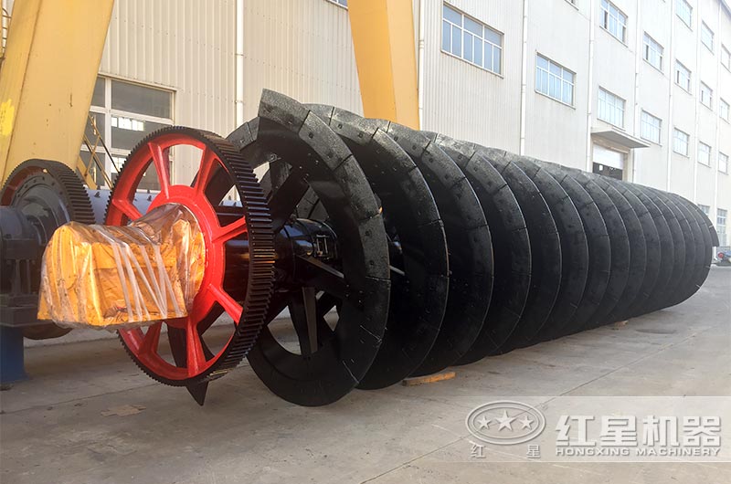 螺旋洗砂機葉片形似蛟龍故得名蛟龍洗砂機 螺旋洗砂機葉片形似蛟龍故得名蛟龍洗砂機