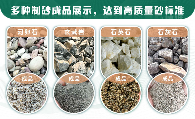 什么樣的石頭適合制砂？制沙生產線如何配置？