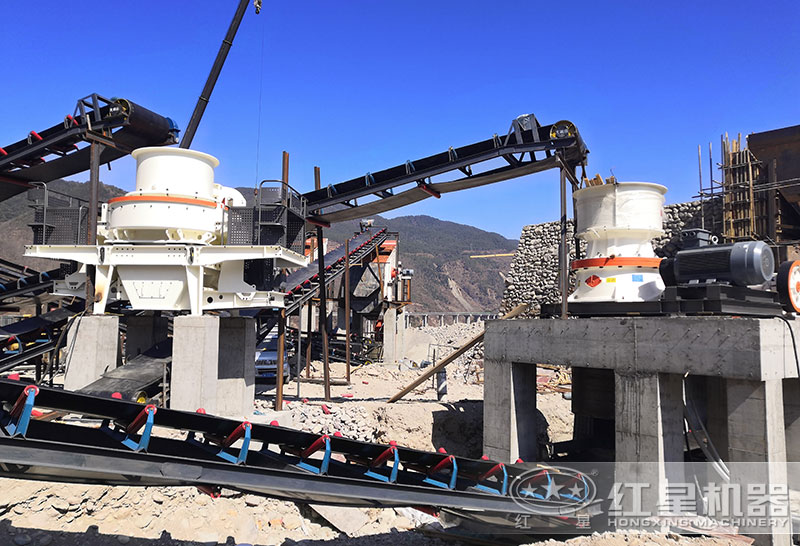 單缸圓錐破適合破碎硬料，HVI制砂機節(jié)能