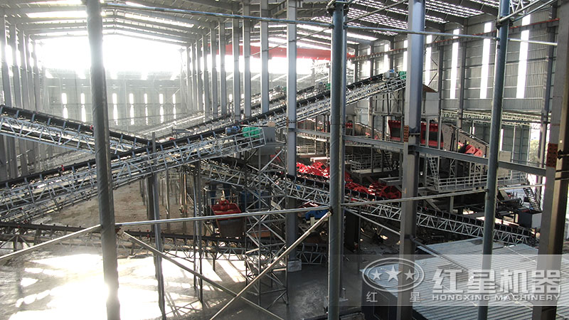 石子機(jī)生產(chǎn)線多少錢一套，附現(xiàn)場案例