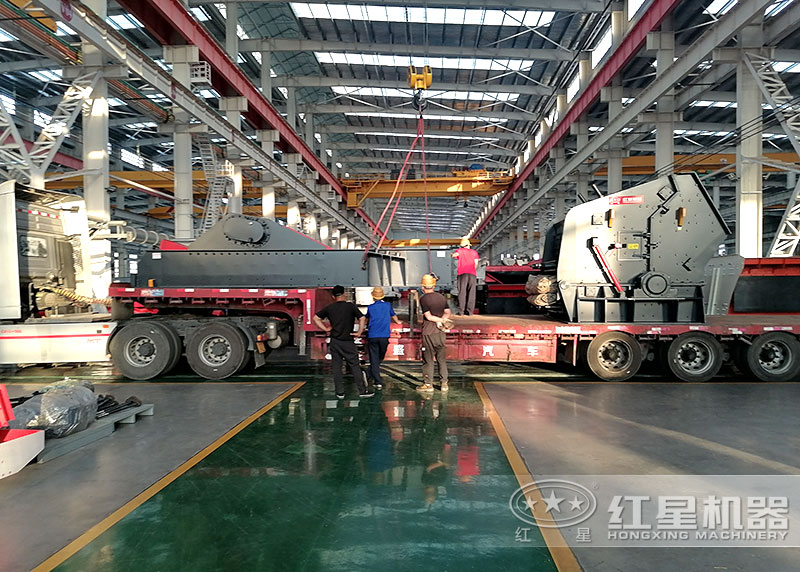 碎石制砂機(jī)生產(chǎn)車間發(fā)貨 碎石制砂機(jī)生產(chǎn)車間發(fā)貨