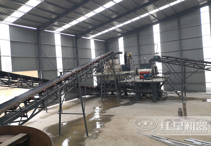 2臺顎式破碎機+沖擊式制砂機配置生產(chǎn)線 2臺顎式破碎機+沖擊式制砂機配置生產(chǎn)線