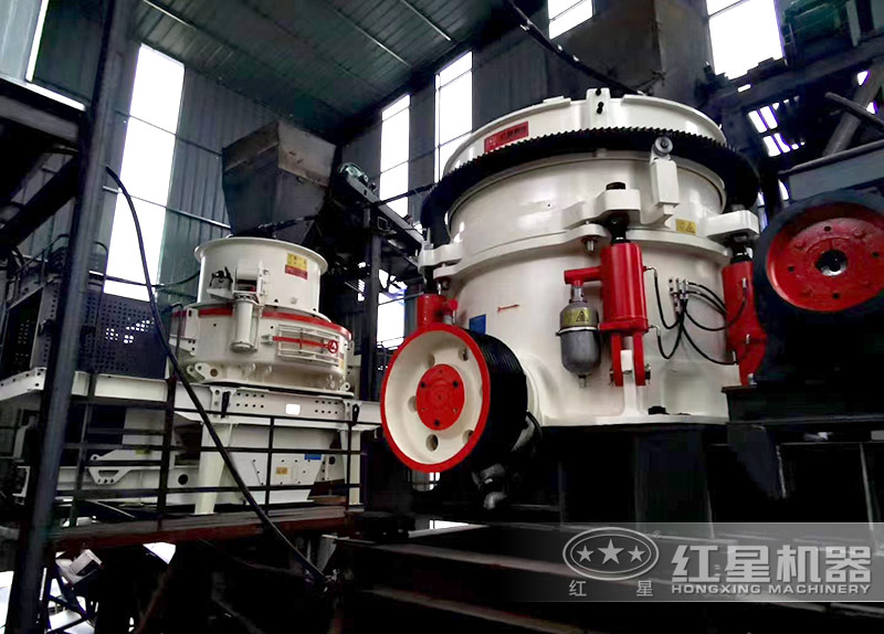 1200圓錐機(jī)搭配制砂機(jī)、鄂破配置生產(chǎn)線